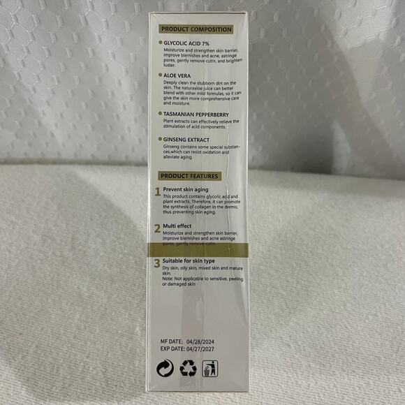The Ordinary Glycolic Acid 7% Toning Solution Anti-aging Acne Blemishes EX 04/27 - Picture 3 of 3